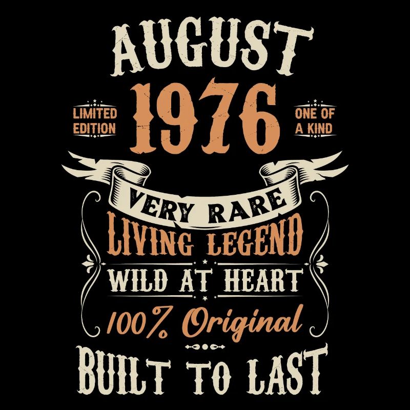 August 1976 Geburtstagsgeschenk