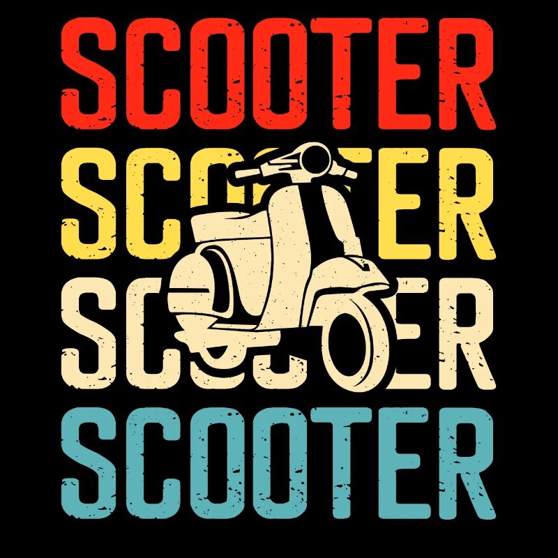 Roller Rollerfahrer Motorroller