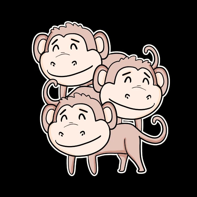 Cute Monkey - Monkey Motif
