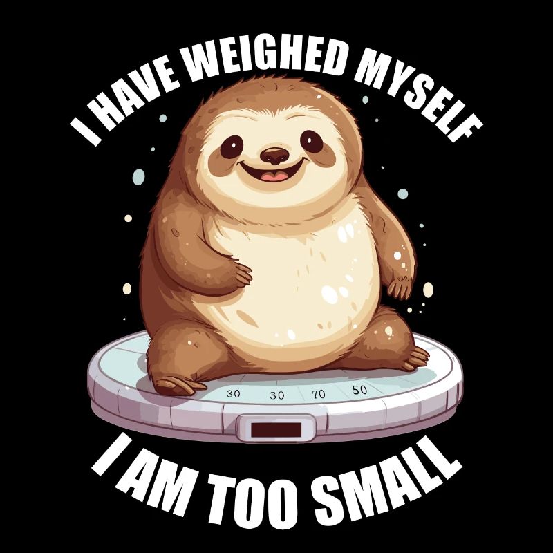 I've weighed, I'm too small, a sloth