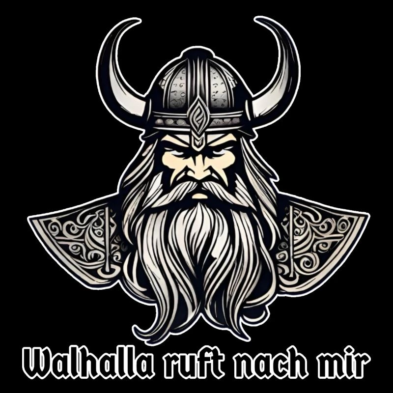 Stolzer Wikinger Walhalla ruft nach mir