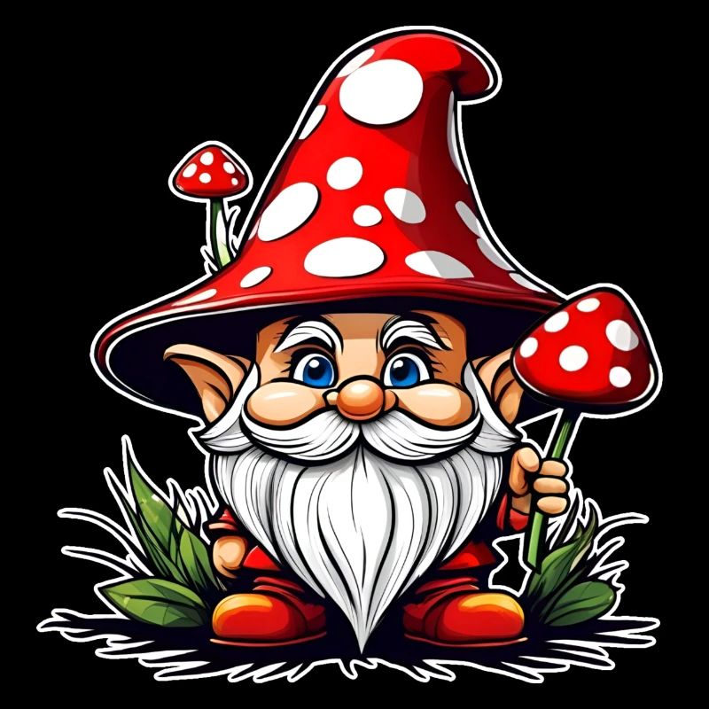 Cute Toadstool Leprechaun