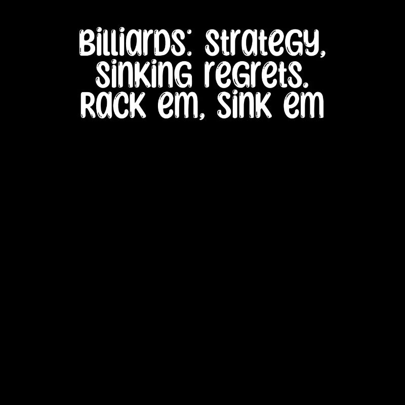 Billard - Billiards: strategy, sinking regrets.