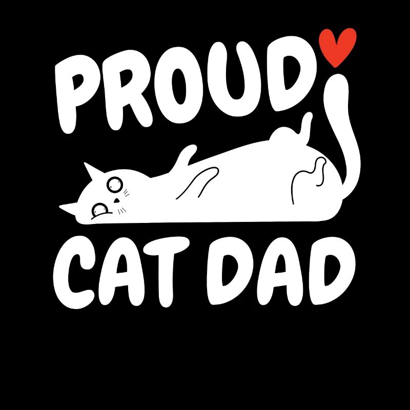 fier chat papa chat drôle chaton