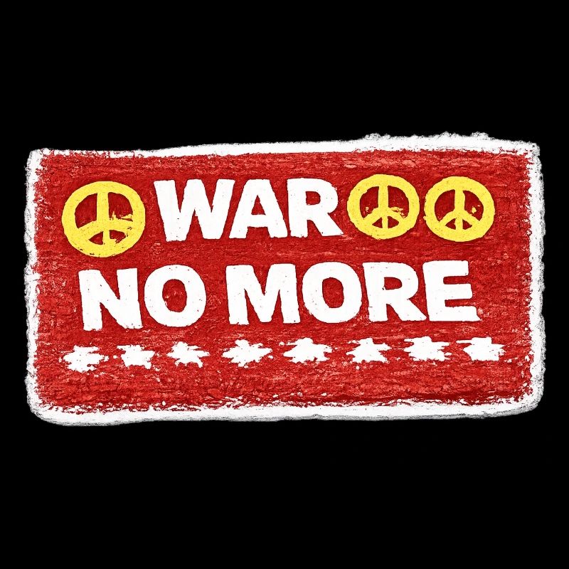 War No More – Sticker Peace & Humanity