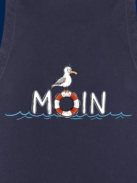 Moin Spruch Möwe Rettungsring Maritim 
