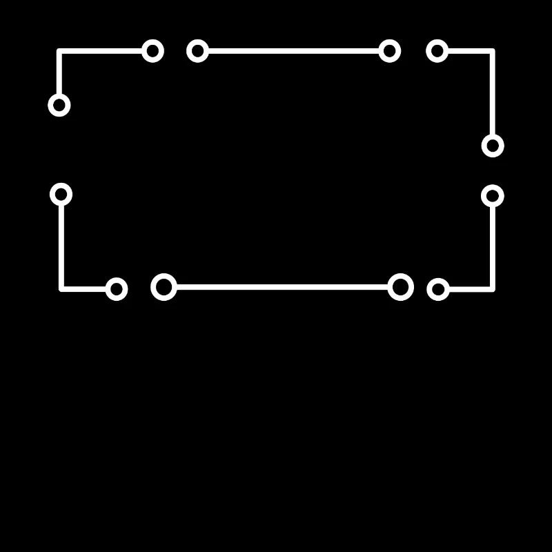 Frame Rectangular shape in white