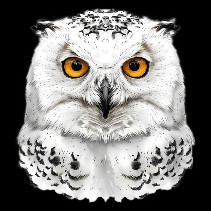 Snowy Owl Head