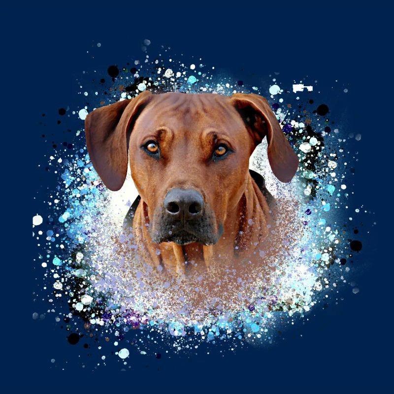 rhodesianridgeback, chien, race de chien, graffiti