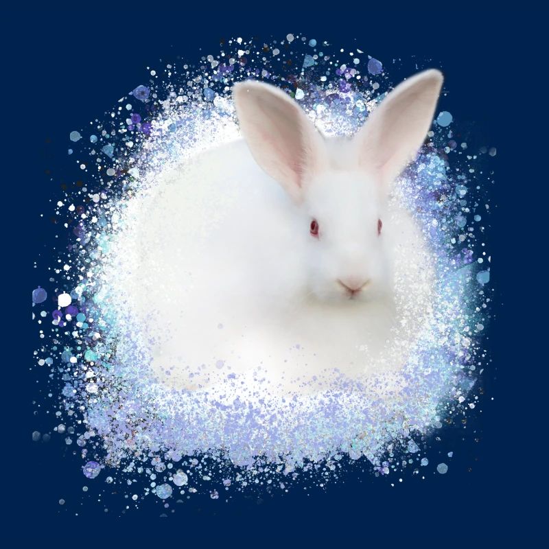 white rabbit,rabbit,graffiti,blue