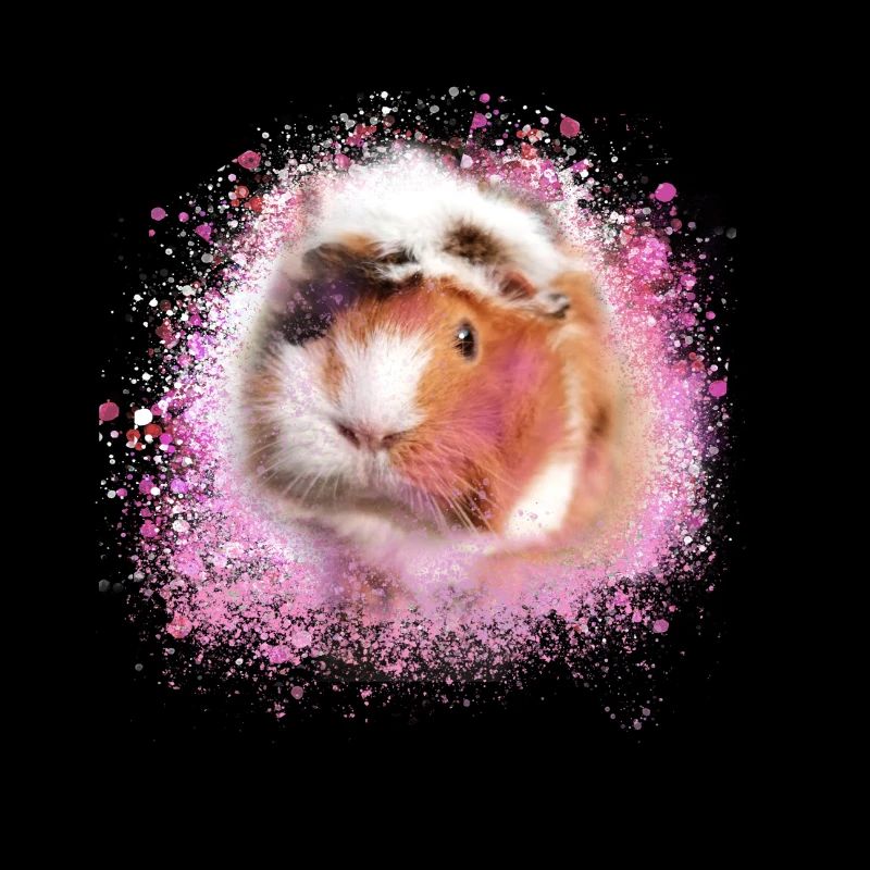 cochons d’Inde, graffitis, cochons d’Inde rosette