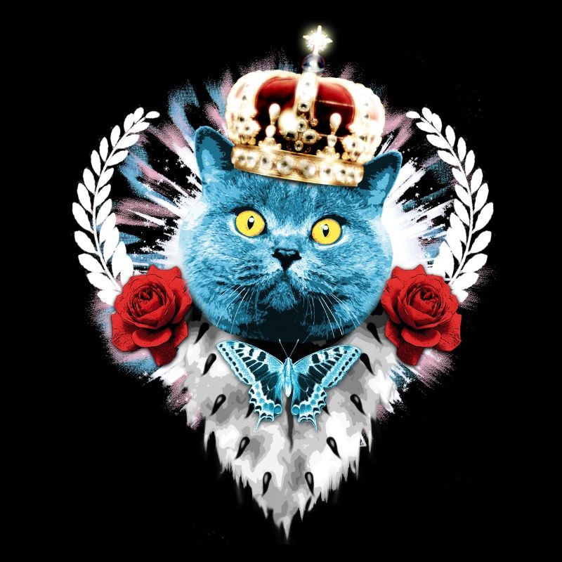 Blue Cat Le papillon bleu roi - Cat chat