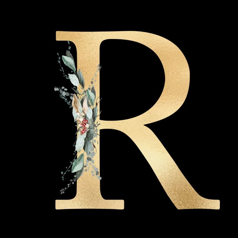 Customizable Monogram R