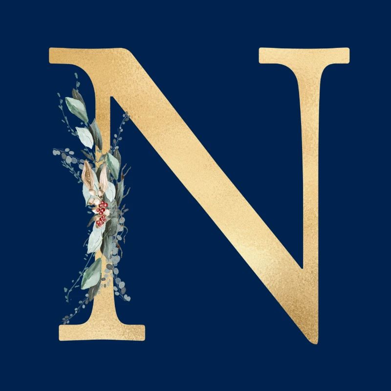 Customizable Monogram AN