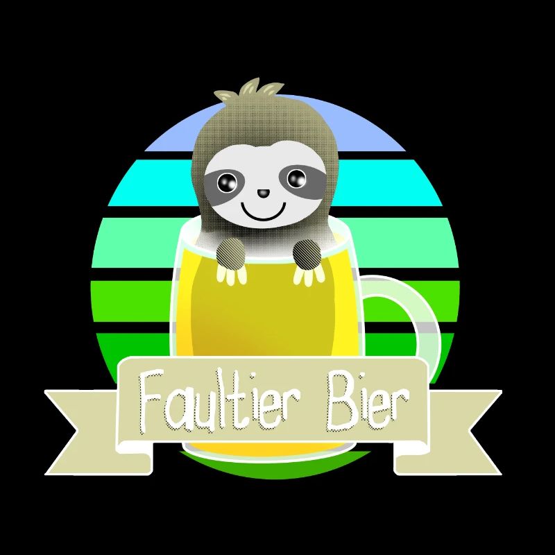 Faultier Bier Tier