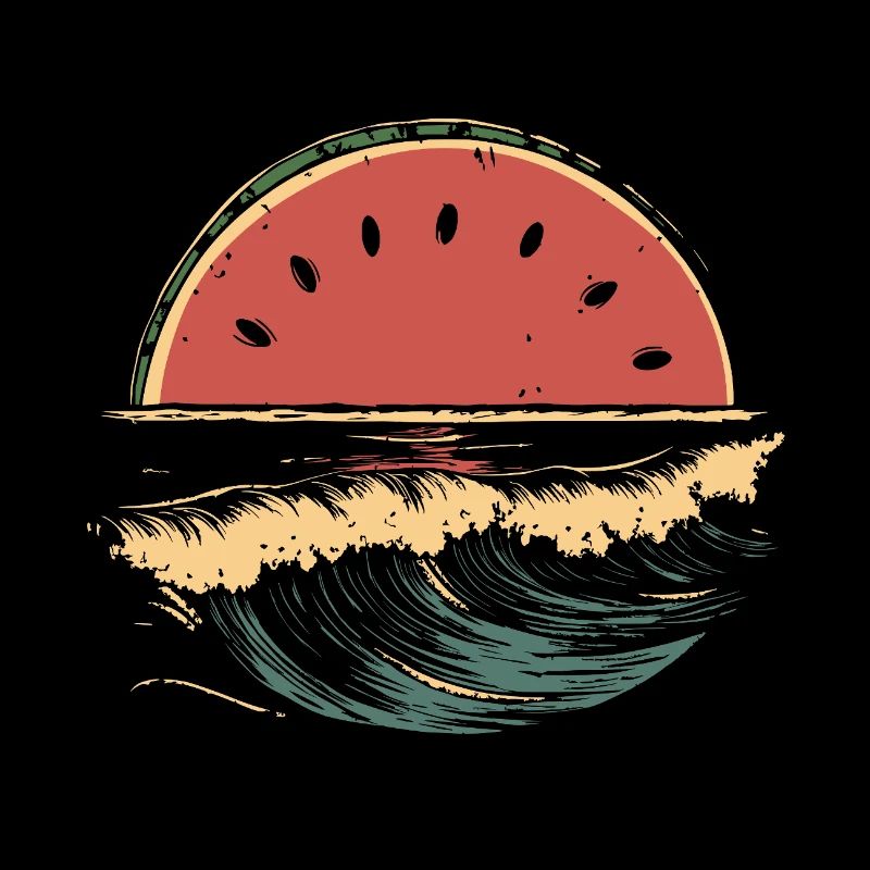 Pastèque Mer Plage Été