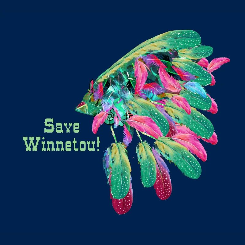 save winnetou,winnetou,indianer,Federn,Häuptling