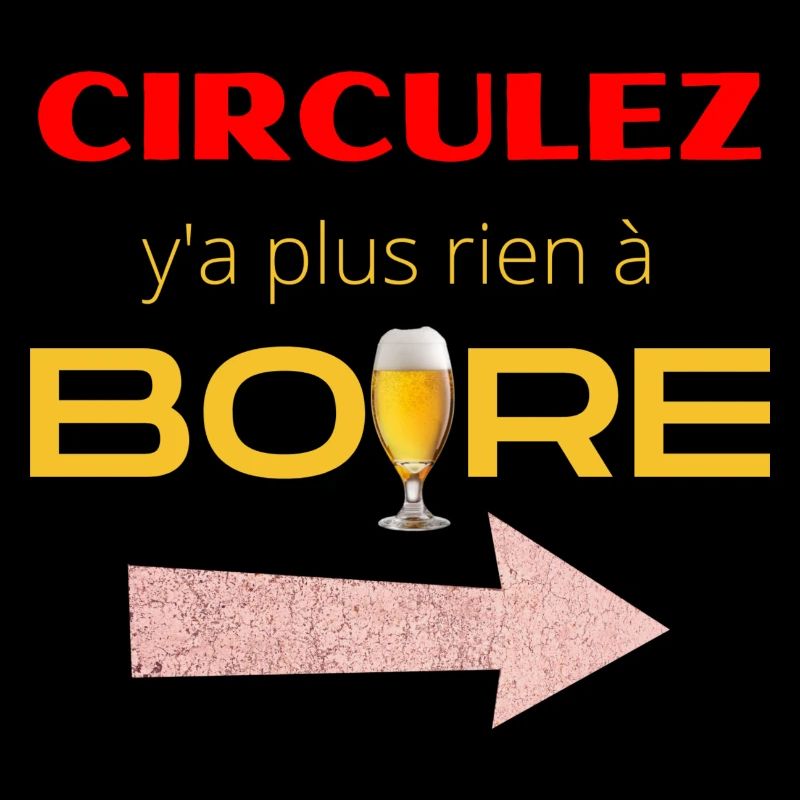 circulez y'a plus rien à boire logo