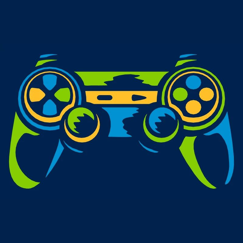 Bunter Controller Retro Konsole
