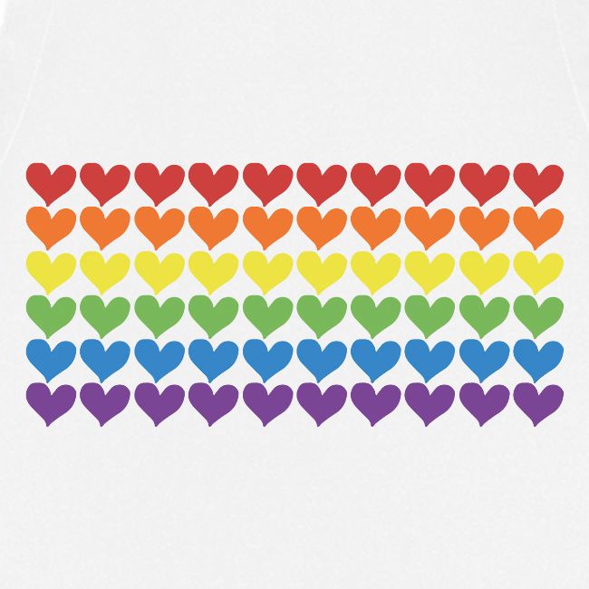Pride Hearts Rainbow