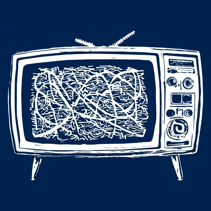 Interférence TV rétro