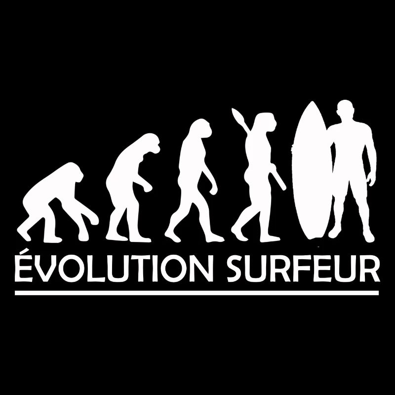 évolution surfeur / cadeau surfeur