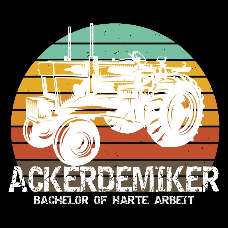 Bauer Geschenk Traktor Bachelor of harte Arbeit