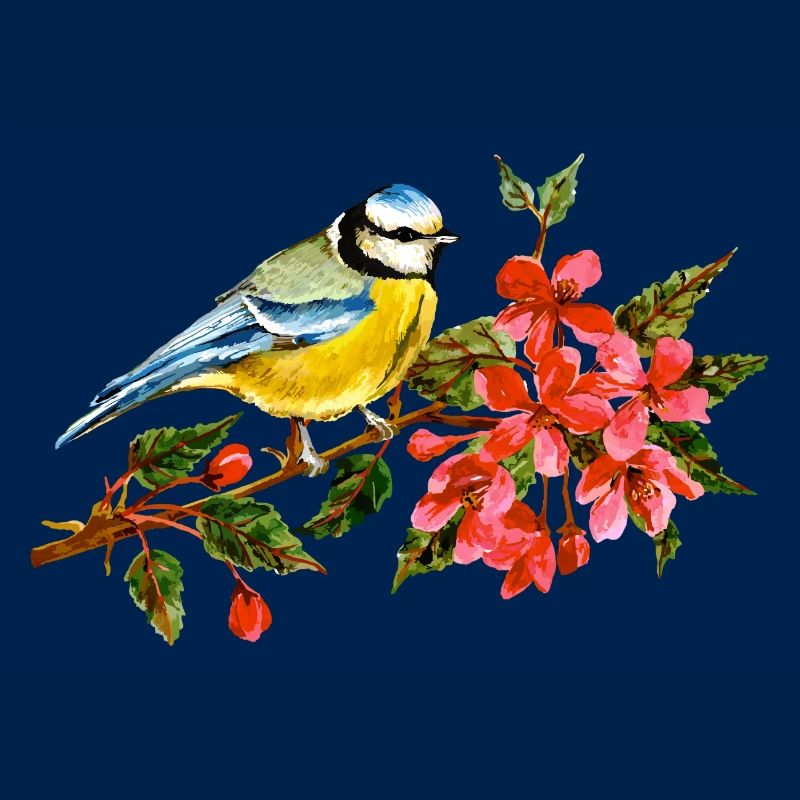 Bunter Vogel