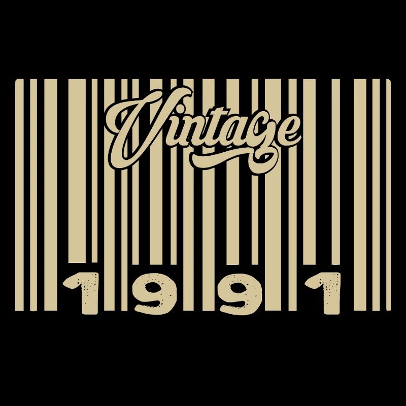 Vintage 1991 Barcode 1991: Year 2025.