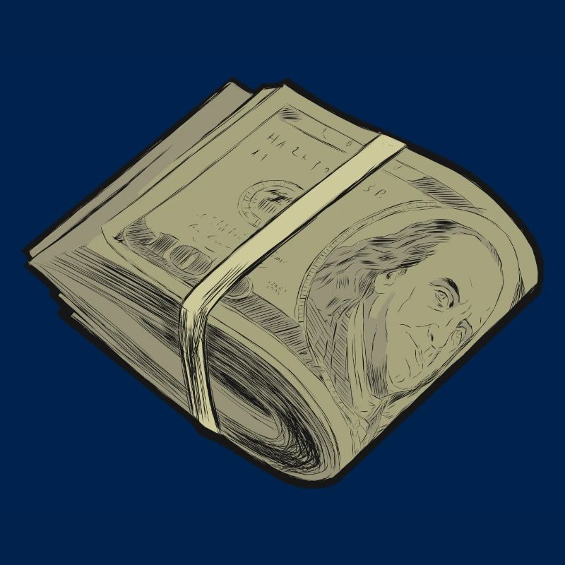 Conception de paquet de devises dollar roll