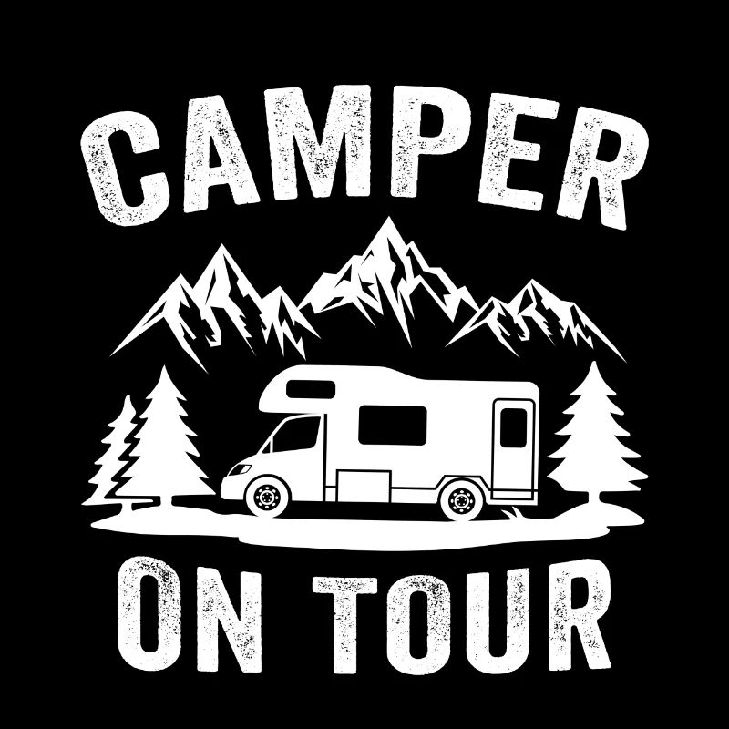 camping camper on tour