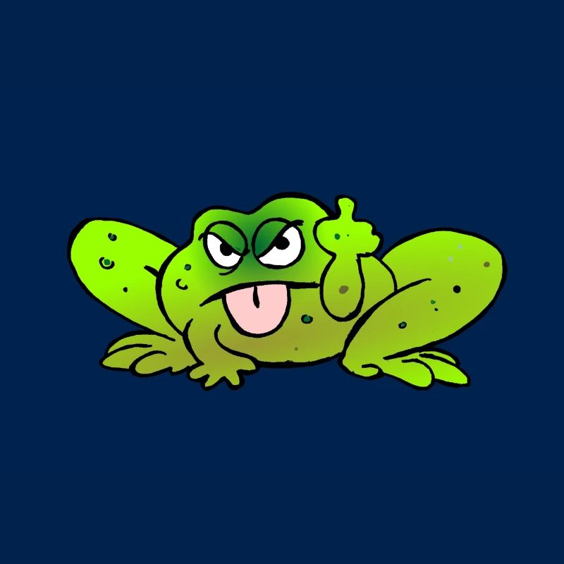 Toad pulls the tongue