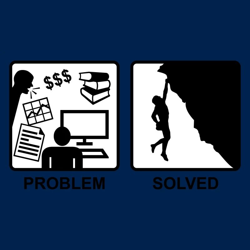 Climbing solves problems