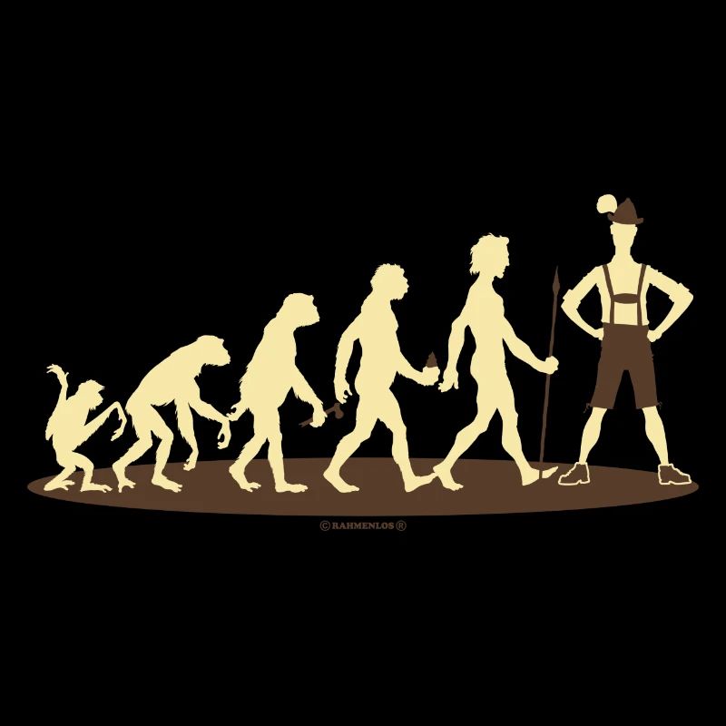 Evolution Bayer - RAHMENLOS Geschenk