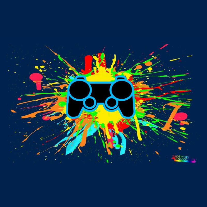 Controller Splatter Gamer