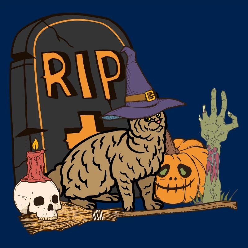 Mignon et effrayant Pixiebob Chat Halloween