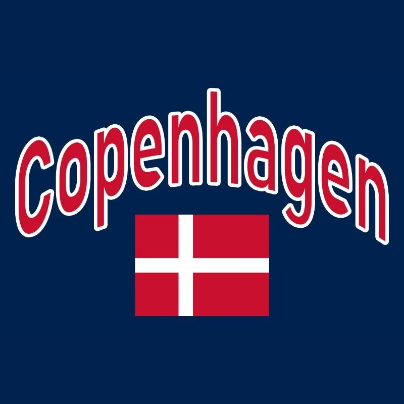 Copenhague Danemark drapeau