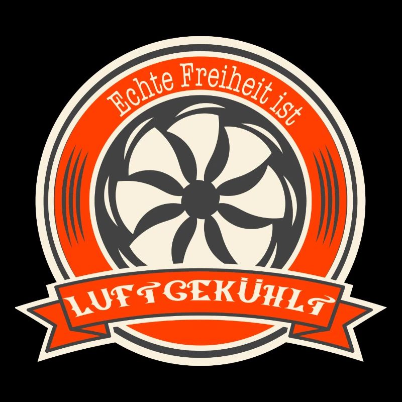 Oldtimer Luftgekühlter Boxermotor Spruch Freiheit