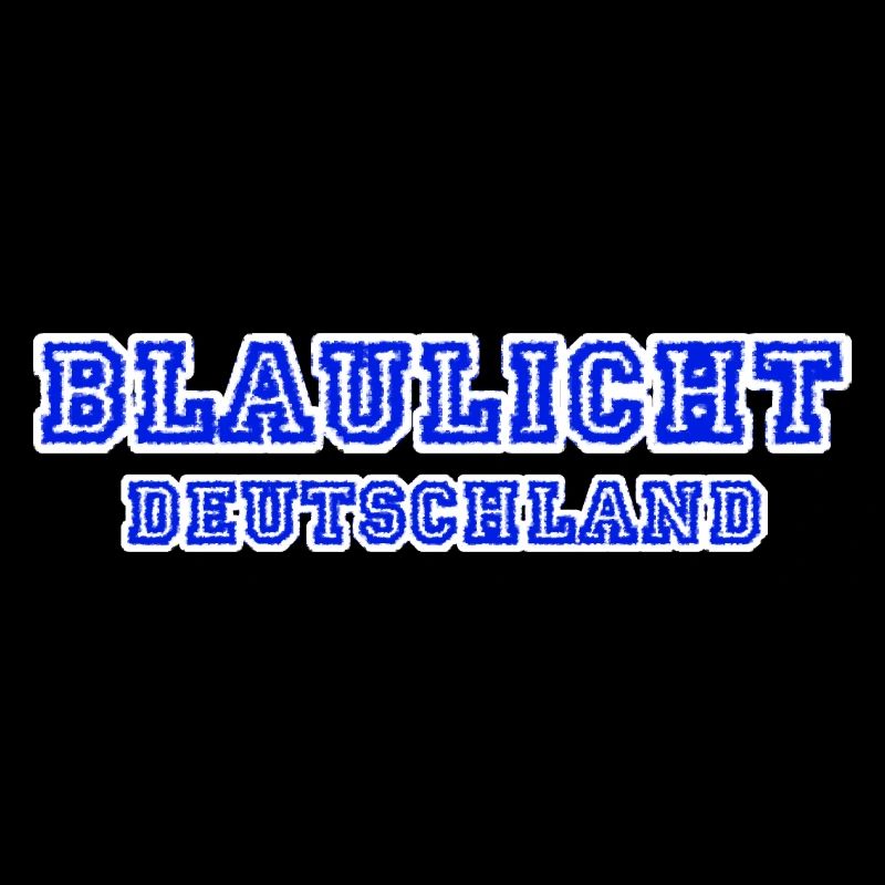 Blue light Germany blurred