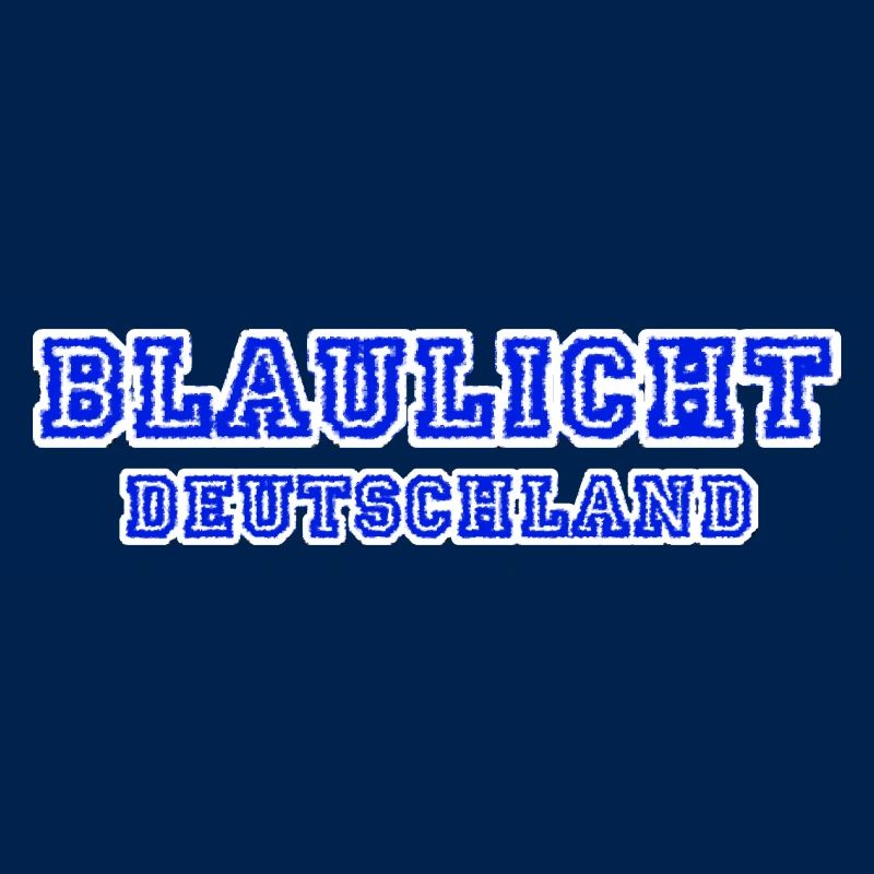 Blue light Germany blurred