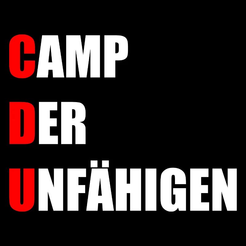 CDU Camp der Unfähigen Lustig