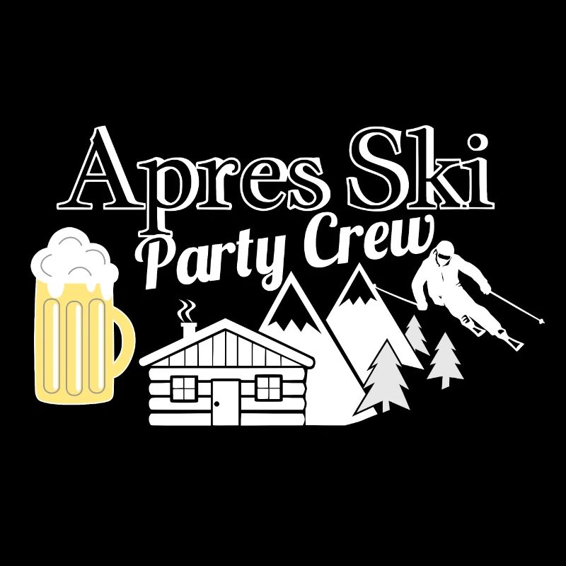 Équipe de soirée après ski