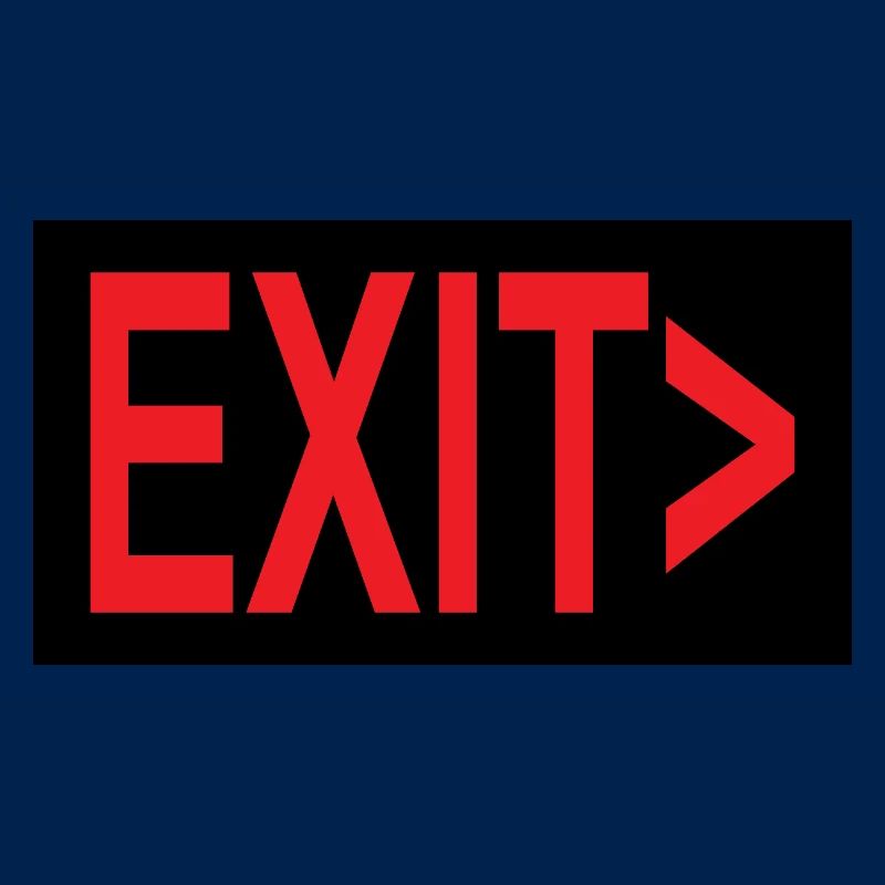 Exit / Exit / Emergency Exit
