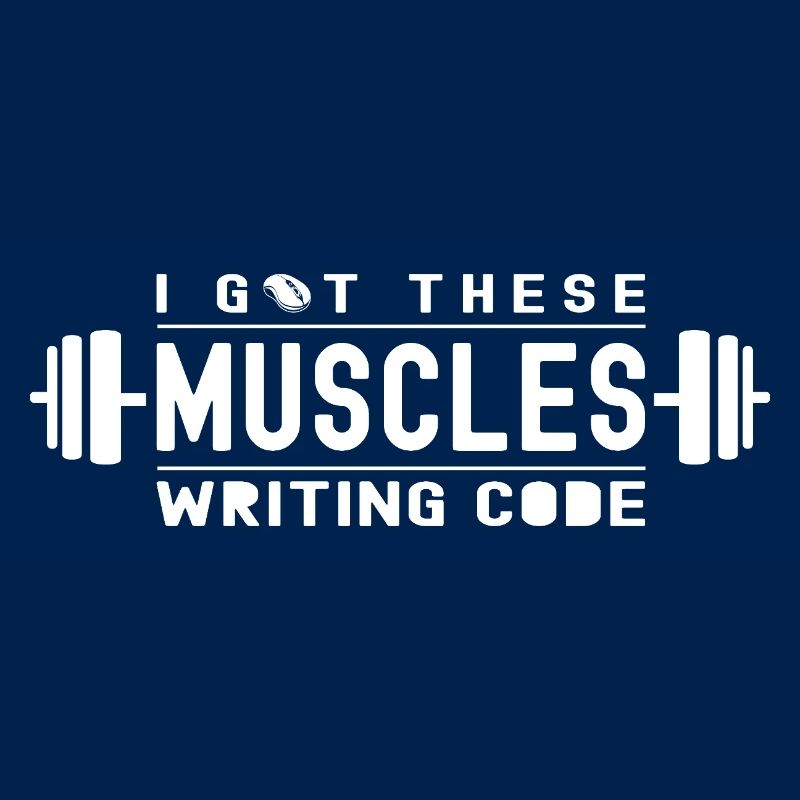 J’ai ces muscles qui écrivent du code pour geek et nerd