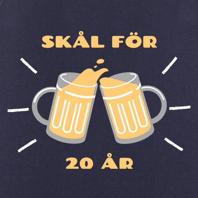Present till 20-åring - Skål för 20 år