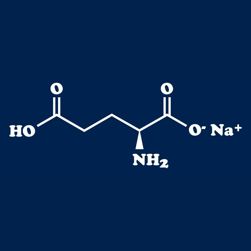 MSG Mononatriumglutamat-Molekül-chemische Formel