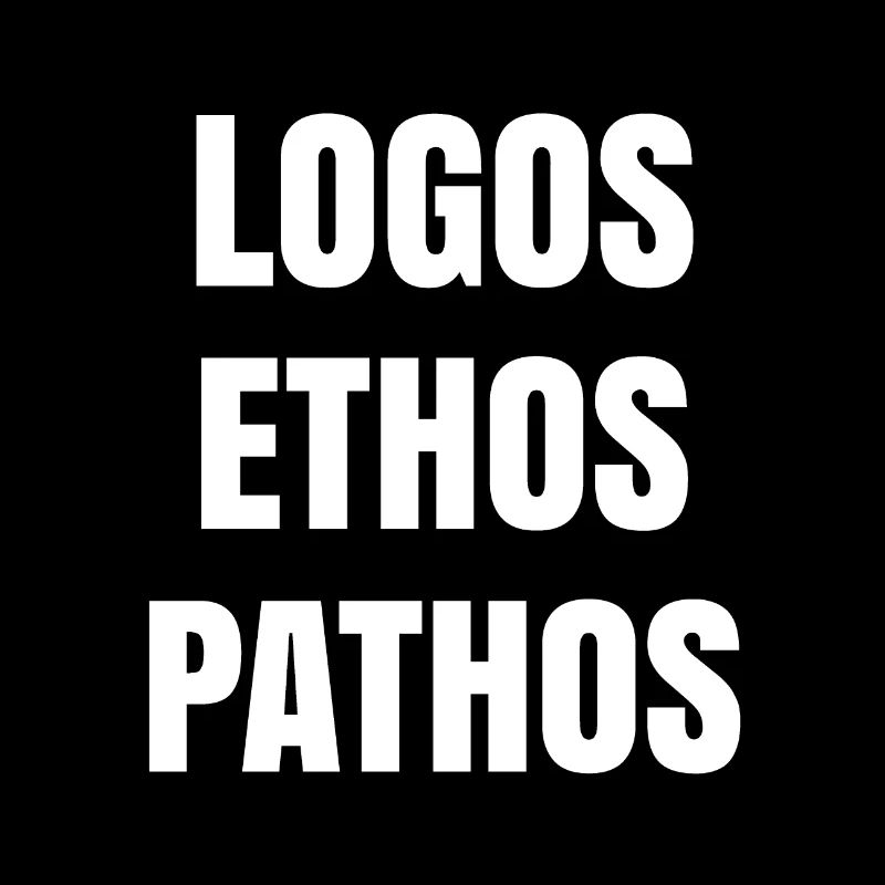 logos ethos pathos convince rhetorical triangle