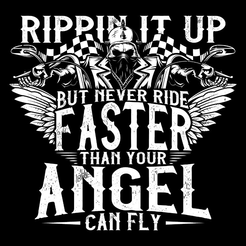 biker engel motorrad shirt geschenk