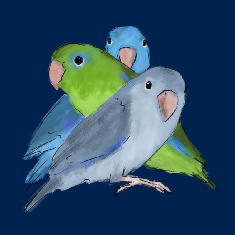 Trois perroquets perroquets