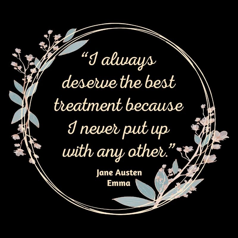 Emma Par Jane Austen Citation II - Style mignon